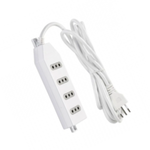 Alargador Eléctrico MACROTEL 4 Posiciones Blanco 3 Metros - Imagen 3