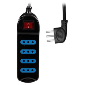 Alargador Eléctrico PHILCO 4 Posiciones 3 Metros Negro con Switch - Imagen 4