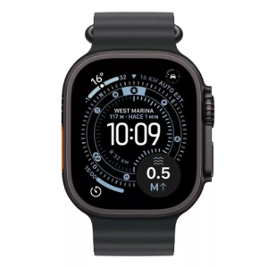 Apple Watch Smartwatch  Ultra 3 de 49mm GPS + Cellular, Titanio Negro, Black Ocean Band - Imagen 3