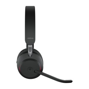 Jabra Evolve2 65 MS Stereo - Auricular - en oreja - Bluetooth - inalámbrico - USB-C - aislamiento de ruido - negro - Certificado para Equipos de Microsoft - Imagen 6