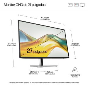 Monitor QHD de la serie HP 5 Pro de 27  527pq - Imagen 5