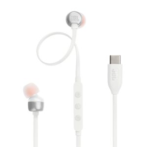 JBL TUNE 310C - Auriculares internos con micro - en oreja - cableado - USB-C - blanco
