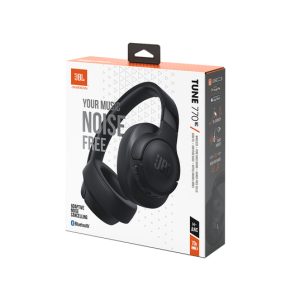 JBL TUNE 770NC - Auriculares con diadema con micro - tamaño completo - Bluetooth - inalámbrico, cableado - cancelación de sonido activo - conector de 3,5 mm - negro - Imagen 13