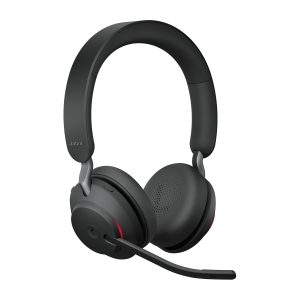 Jabra Evolve2 65 MS Stereo - Auricular - en oreja - Bluetooth - inalámbrico - USB-C - aislamiento de ruido - negro - Certificado para Equipos de Microsoft - Imagen 4