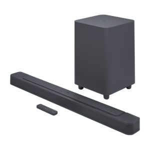 JBL Bar 500 - Sistema de barra de sonido - para teatro en casa - canal 5.1 - inalámbrico - Bluetooth, Wi-Fi 6 - controlado por aplicación - negro